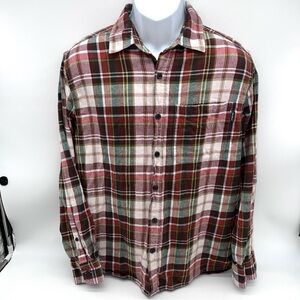 Eddie Bauer Multicolor Plaid Casual Shirt